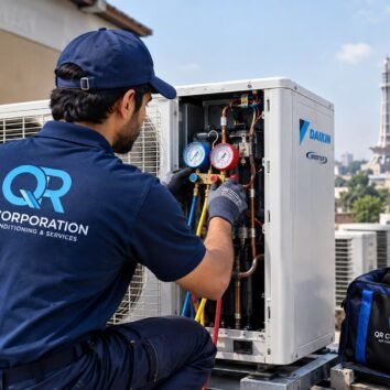 Air conditioning installation technician at QR Corporation