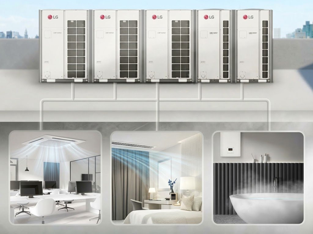VRF/VRV air conditioning systems in Lahore by QR Corporation