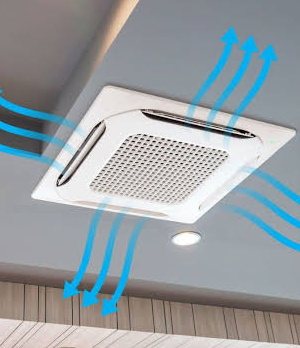 CrossAir Ceiling Cassette AC in Pakistan by QR Corporation